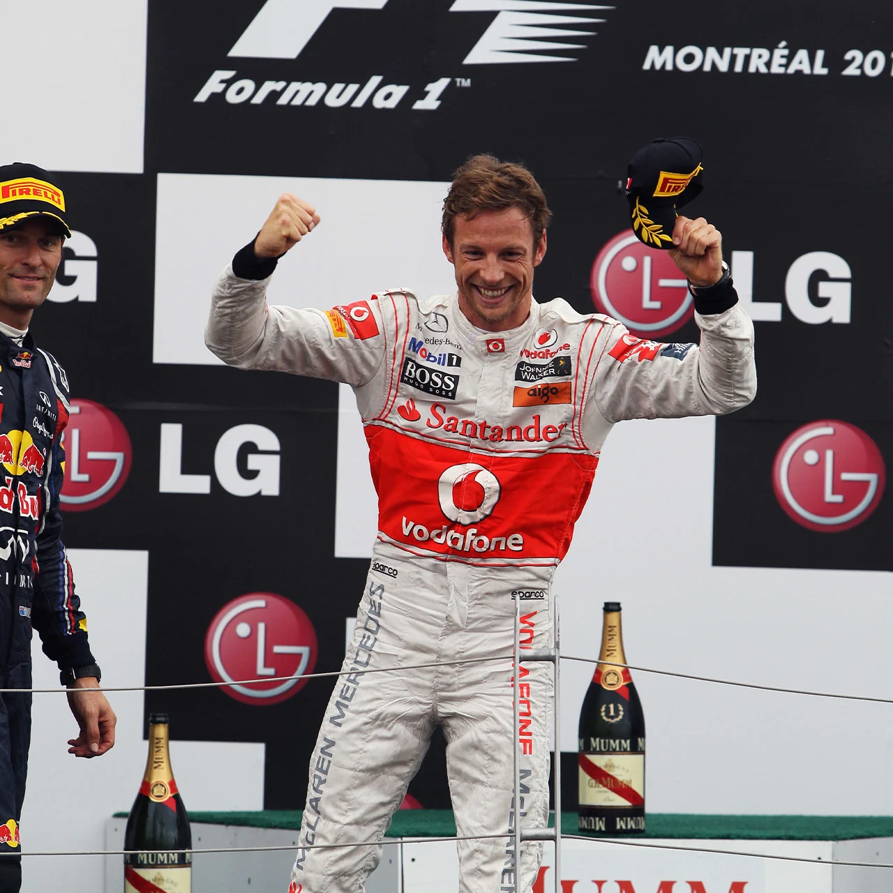 Heritage  - Canadian Grand Prix 2011 Jenson at the last