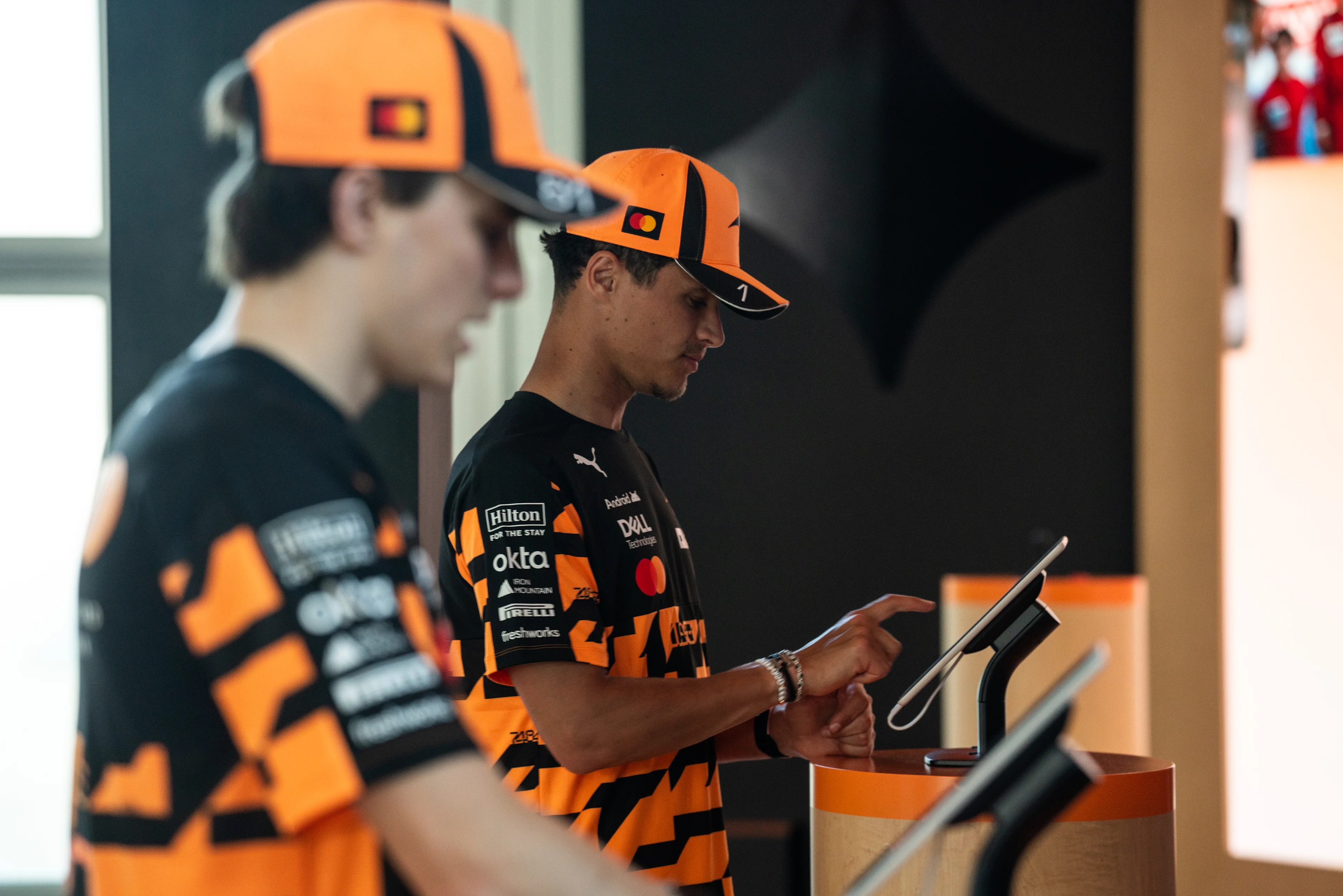 Lando Norris and Oscar Piastri