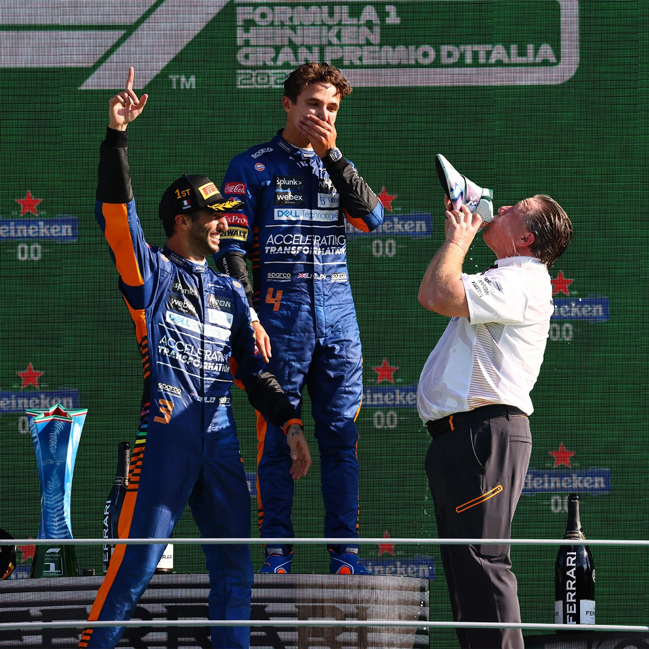 Heritage  - Italian Grand Prix 2021 Daniel ends the drought