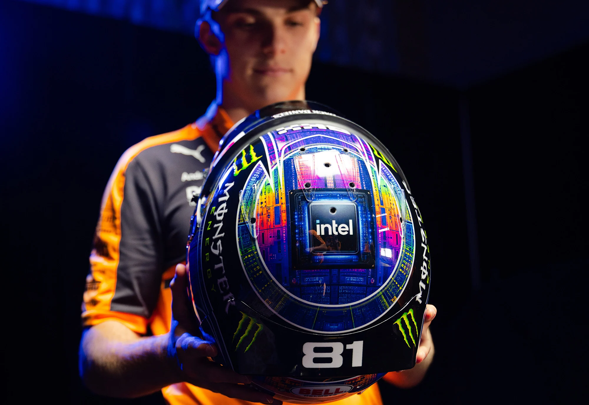 Oscar Piastri's US GP Helmet