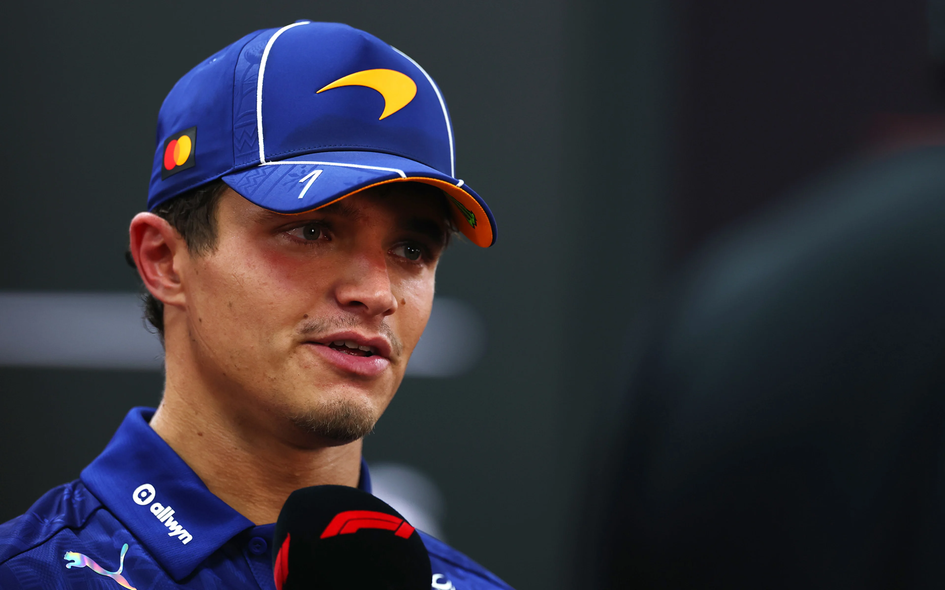 Lando Norris post race interview at the Singapore Grand Prix