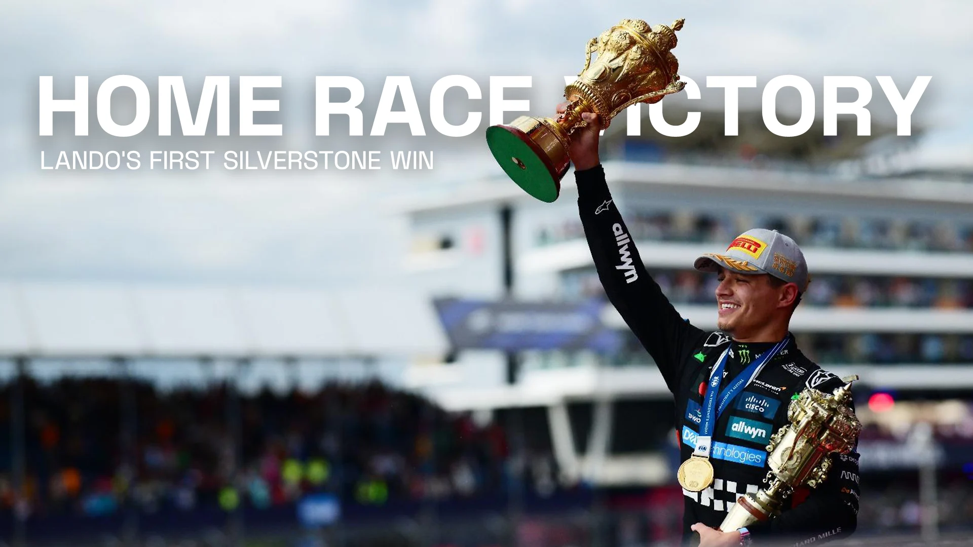 Video Poster - Formula-1 - 2025 - British-grand-prix - Lando-interview-winning-at-home