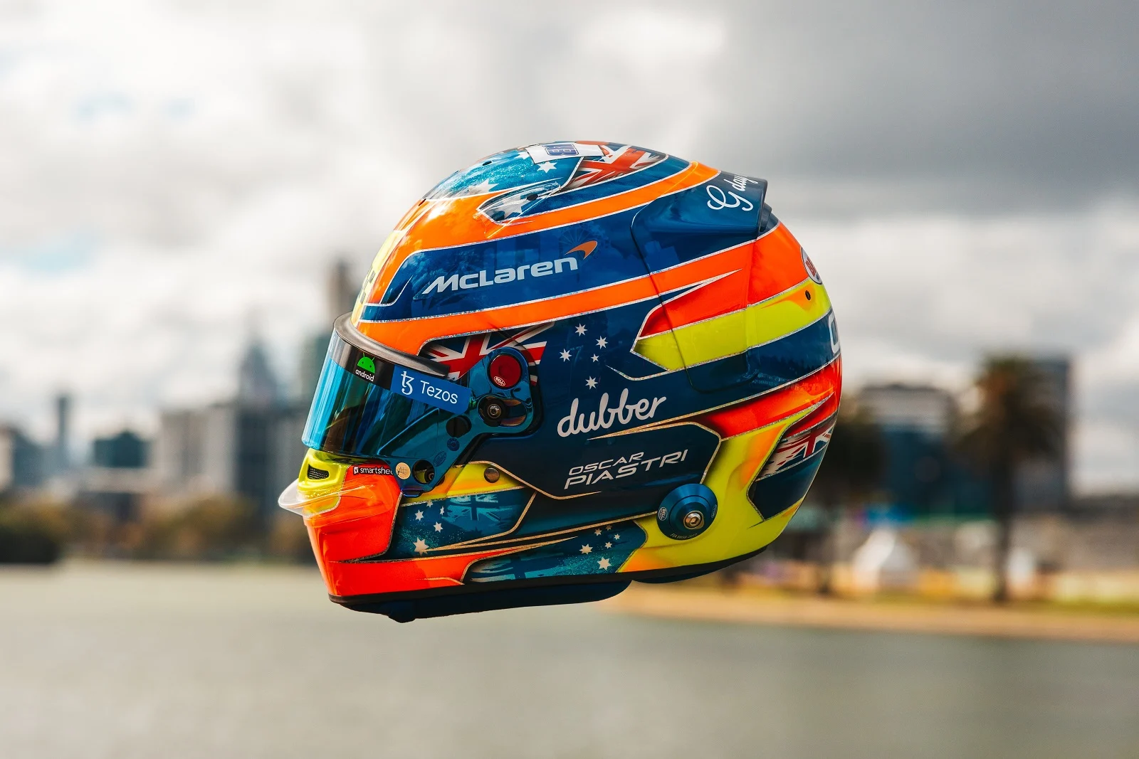Formula-1 - 2023 - Australian-grand-prix - Special Race, Special Helmet Oscar's Home GP Helmet design - 3