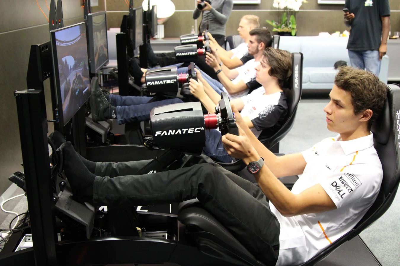 Gaming - F1-esports-series - 2018 - Video-games-day - Video Games Day Olli, Bono, Enzo and Lando Norris celebrate Video Games Day the only way they know how - 0