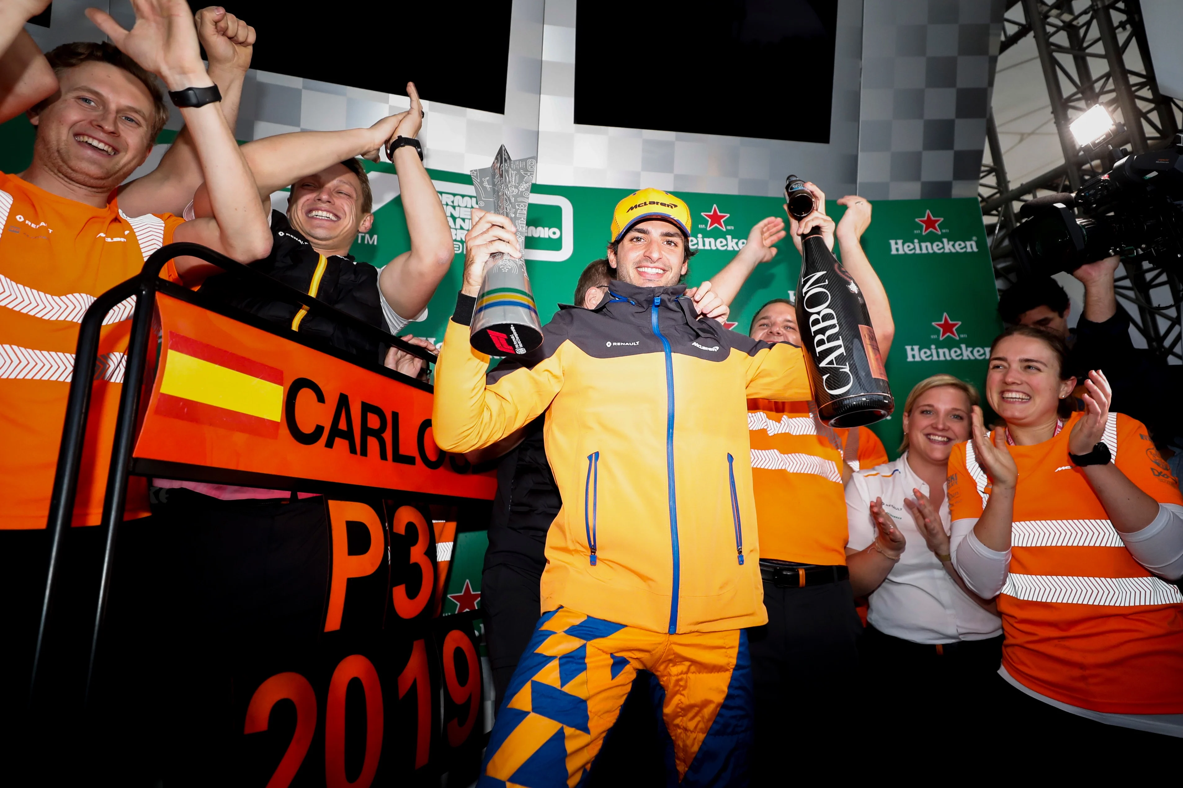 Image - Heritage - Forumla 1 - The catalysts behind McLaren’s greatest successes - 2019 Brazilian GP Podium
