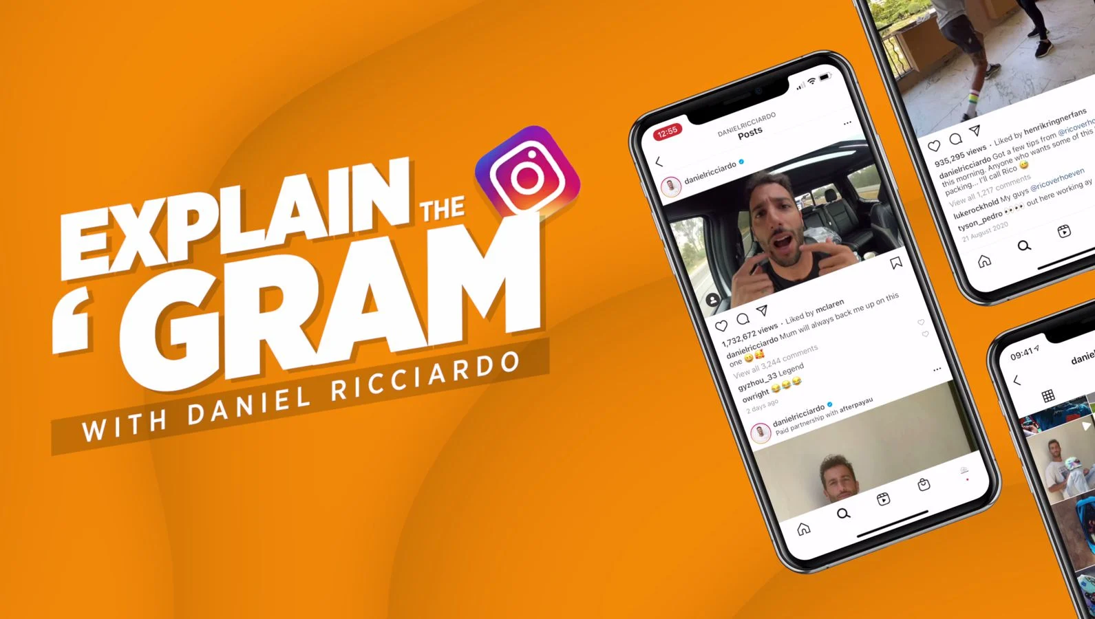 Video Poster - Heritage - Formula-1 - Drivers - Daniel-ricciardo - Explain-the-gram