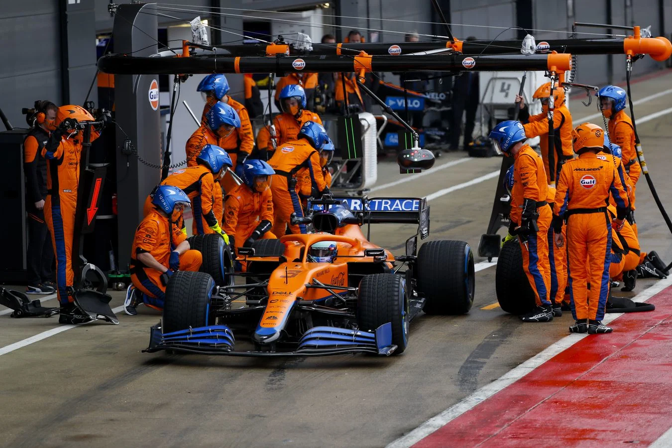 The MCL35M takes to the track Lando and Daniel drive our 2021 F1 challenger for the first time - 5
