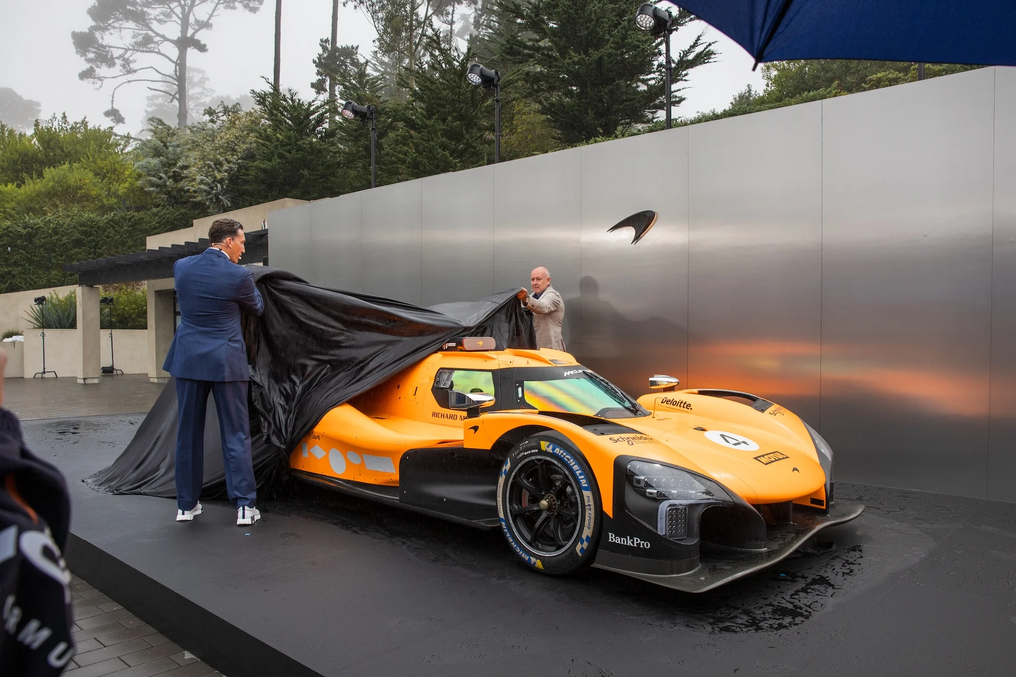 Unvailing of the MCL-HY at the Monterey Car Week