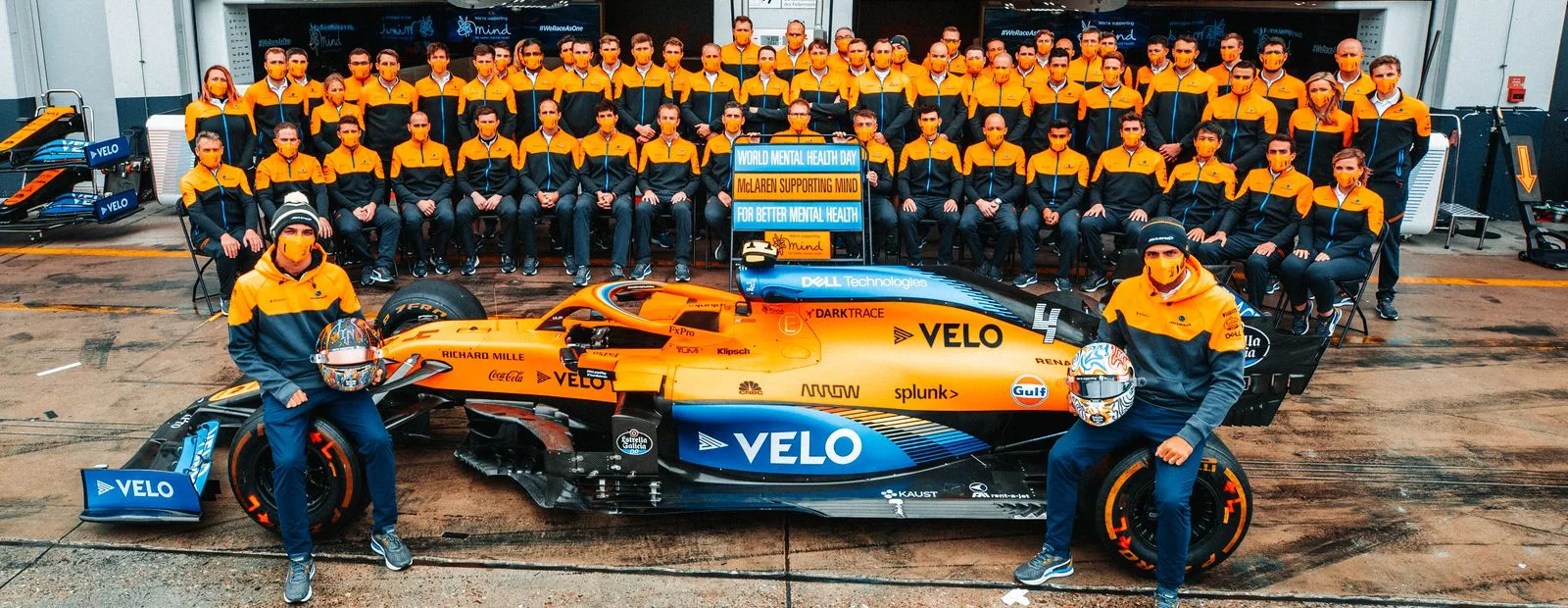 McLaren Racing shows support of World Mental Health Day with Mind