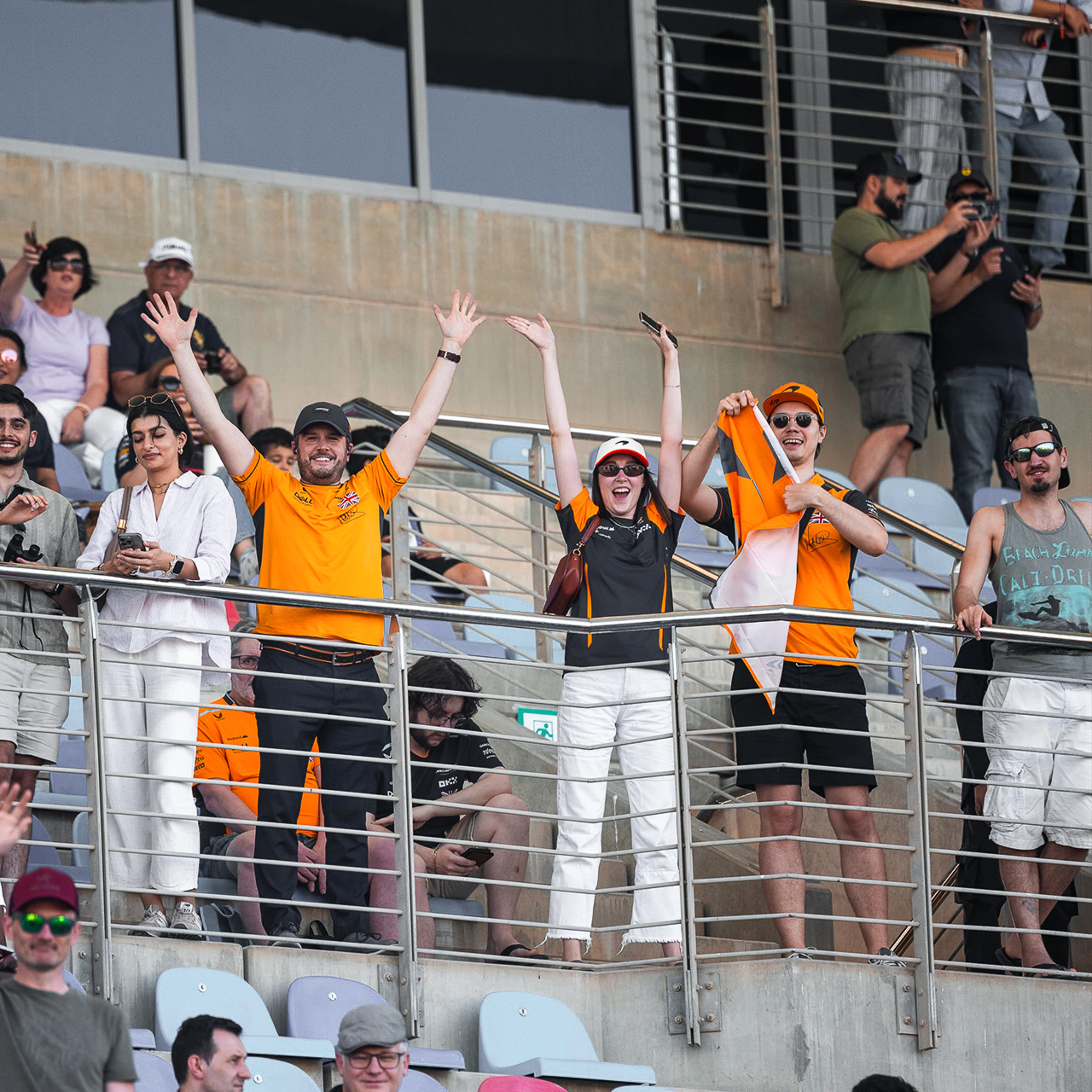 Two Card - Formula-1 - 2025 - British-grand-prix - The-silverstone-collection - Get closer to the team on the McLaren App - McLaren Plus