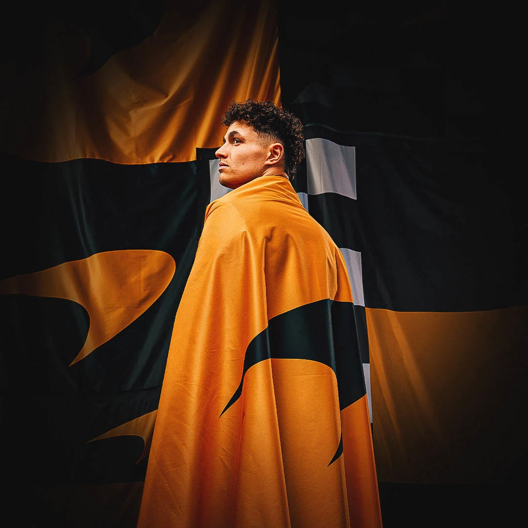 Descriptive Card - Lando to use No.1 in 2026 as World Champion