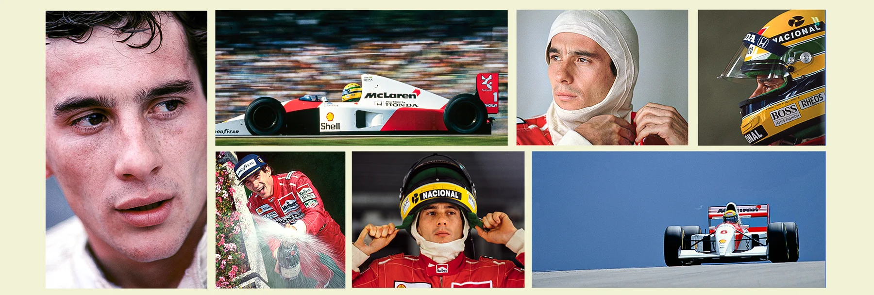 Descriptive Card - Ayrton Senna Fan Art Competition