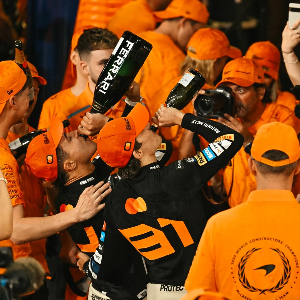 Watch parties, champagne showers and chill champions: How fans reacted to the Abu Dhabi Grand Prix