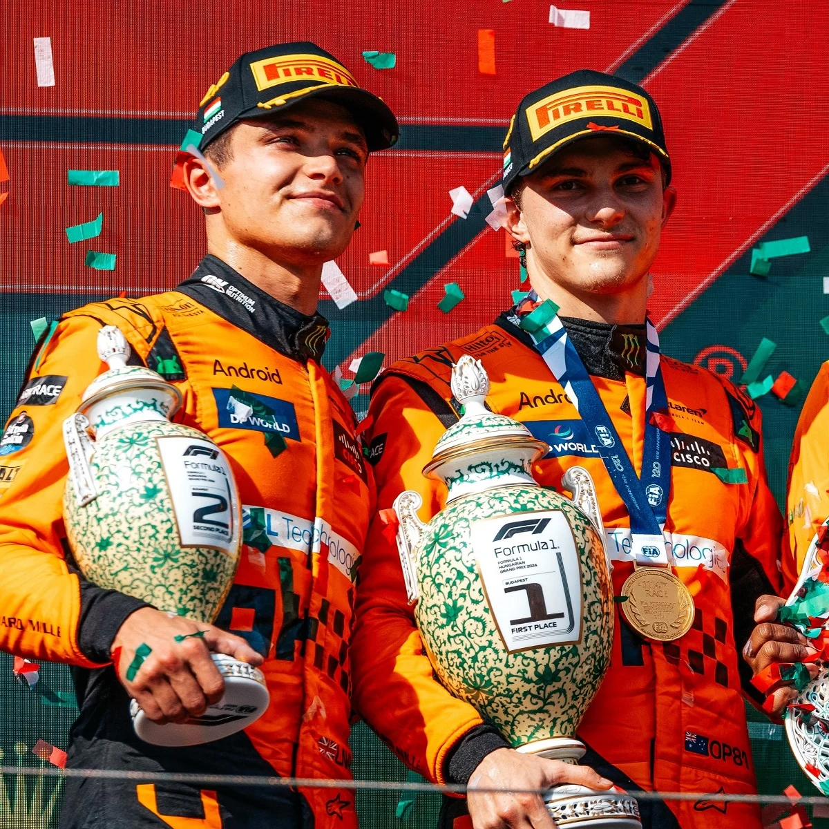 Embracing the nerves and revelling in the pride: The best social posts from Oscar’s Hungarian GP victory