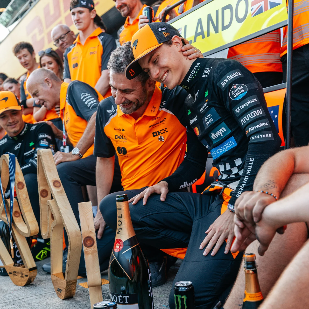 Formula 1 2025 - Austrian Grand Prix Lando P1, Oscar P2, 17.125s ahead of Charles Leclerc