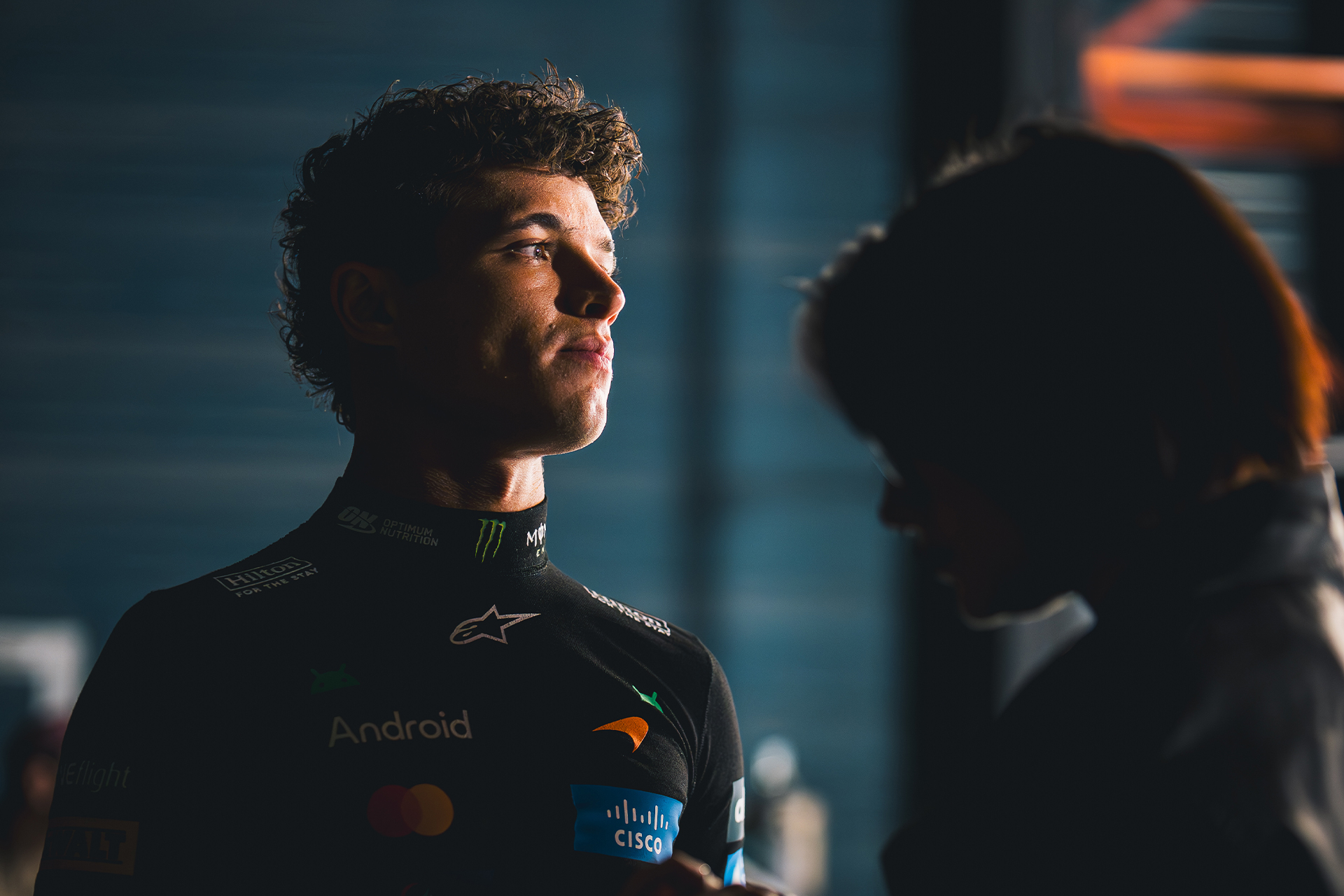 Lando Norris in McLaren gear representing the new era of F1 technical regulations