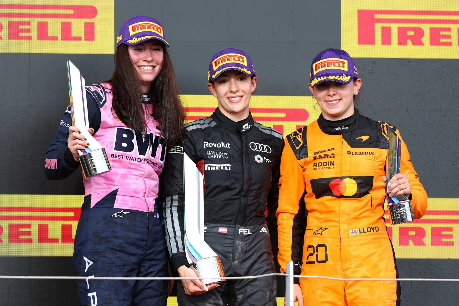 Ella Lloyd podium