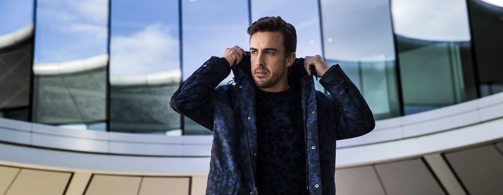 Latest-news - Mclarenracing - Article - F1-in-style-with-mk - F1 in style with Michael Kors Fernando wears Michael Kors for GQ Spain - 0