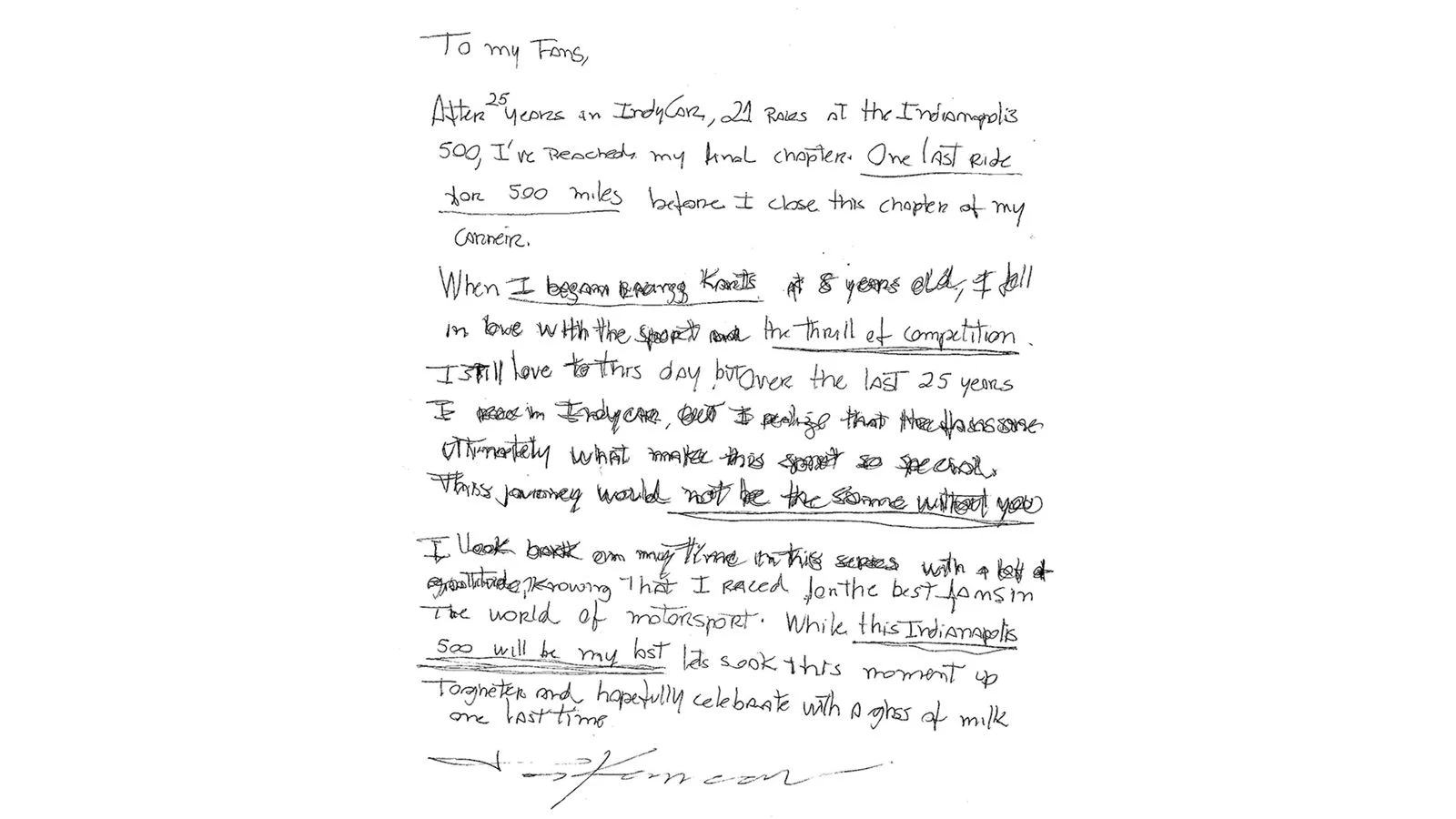 Team - Arrow-mclaren-2023-tony-kanaan-letter-to-fans