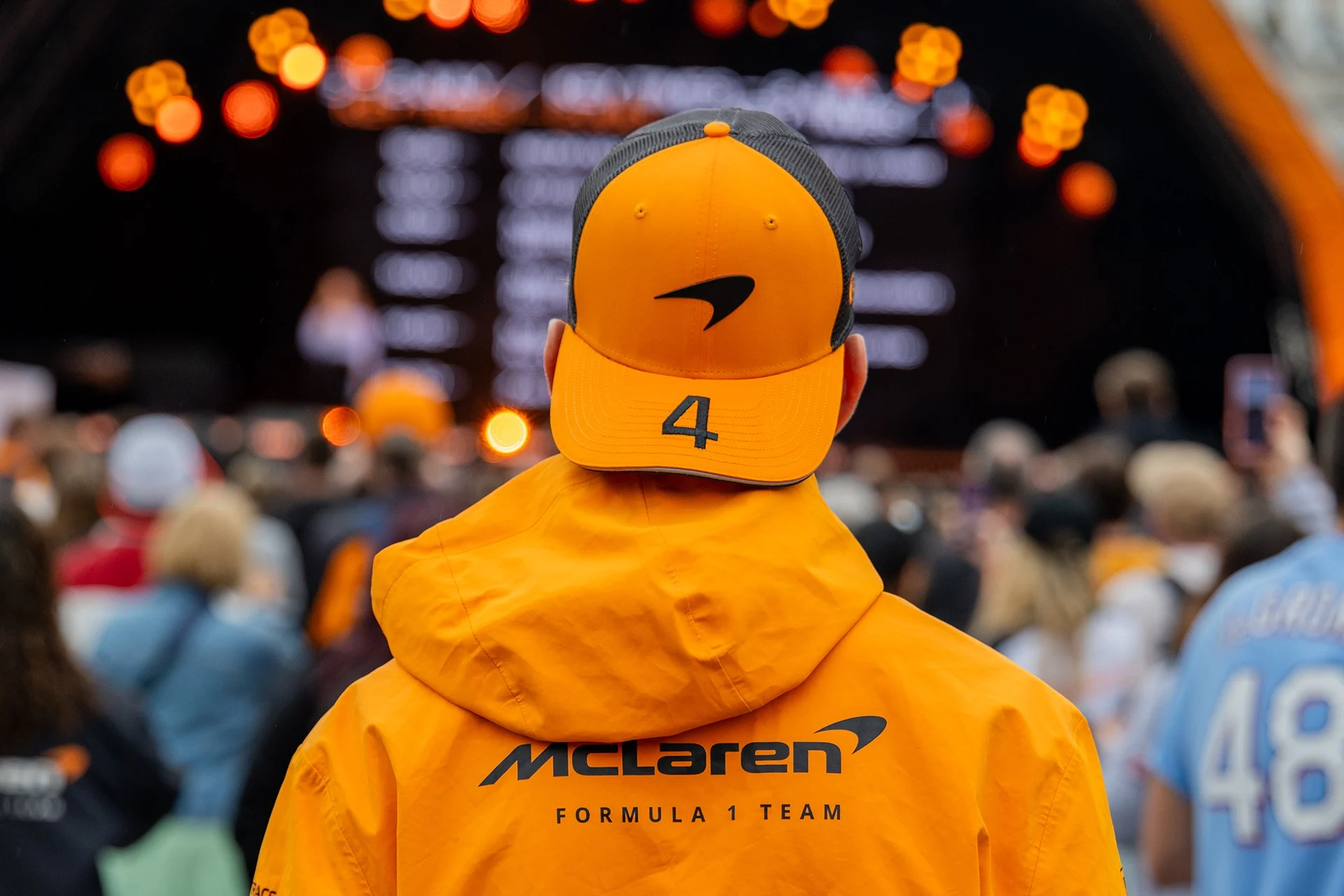 Fan in Lando Norris Merch