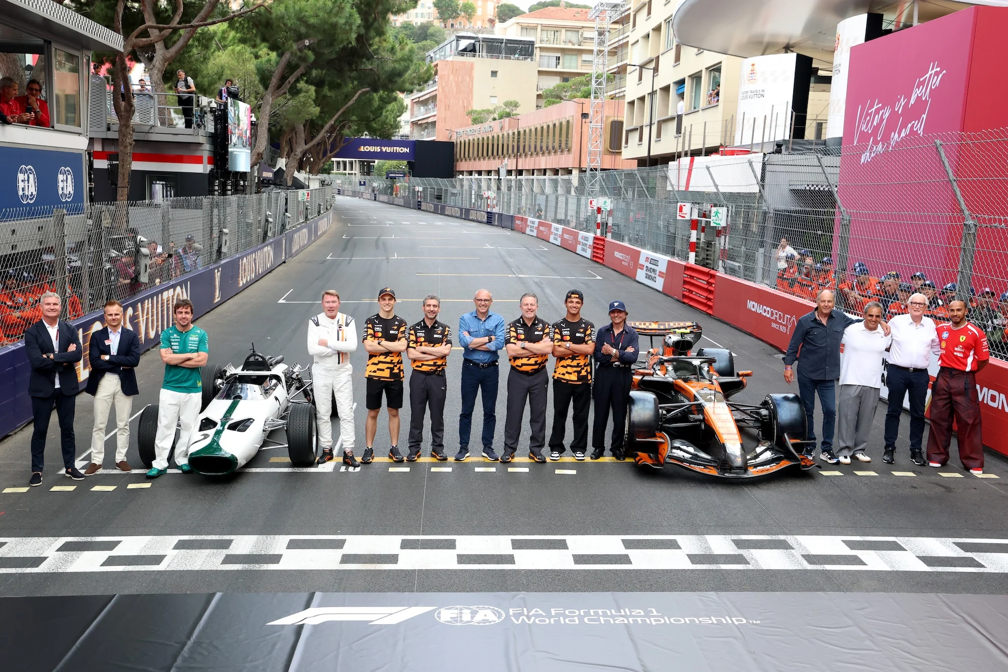 McLaren celebrates its 1000th race during previews ahead of the Monaco grand prix