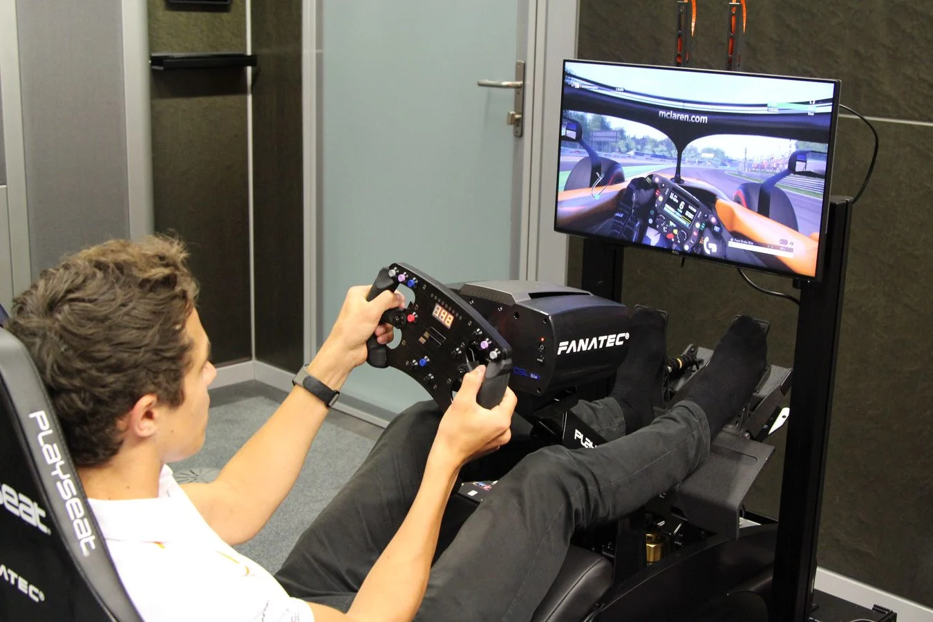 Gaming - F1-esports-series - 2018 - Video-games-day - Video Games Day Olli, Bono, Enzo and Lando Norris celebrate Video Games Day the only way they know how - 2