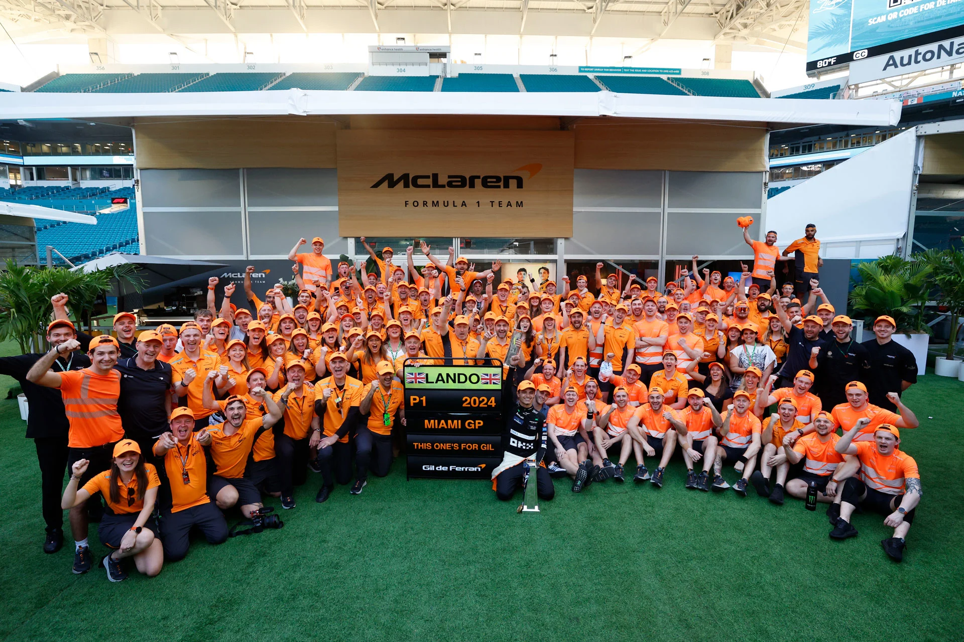 Hear from McLaren Formula 1 drivers Lando Norris and Oscar Piastri, as well as Team Principal Andrea Stella, after the Miami Grand Prix.