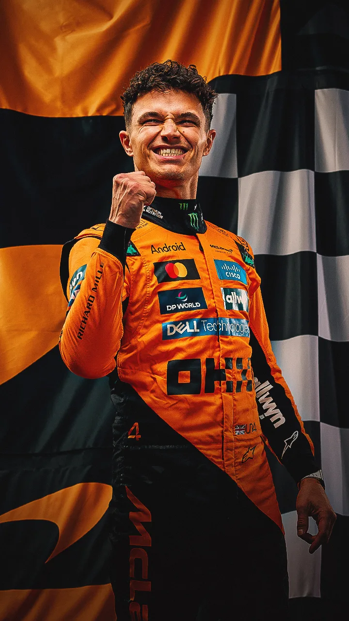 Lando Norris: Drivers' World Champion for mobile devices 