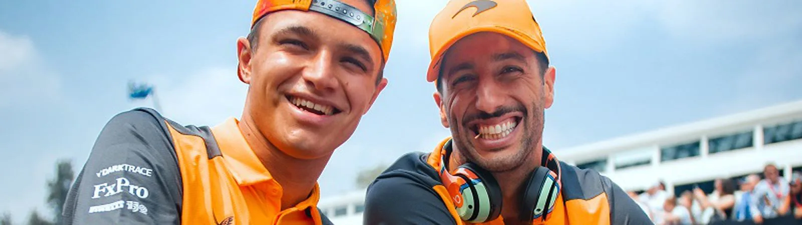 Win a signed team polo! Finish the season in style with a 2022 Team Polo signed by Lando Norris and Daniel Ricciardo