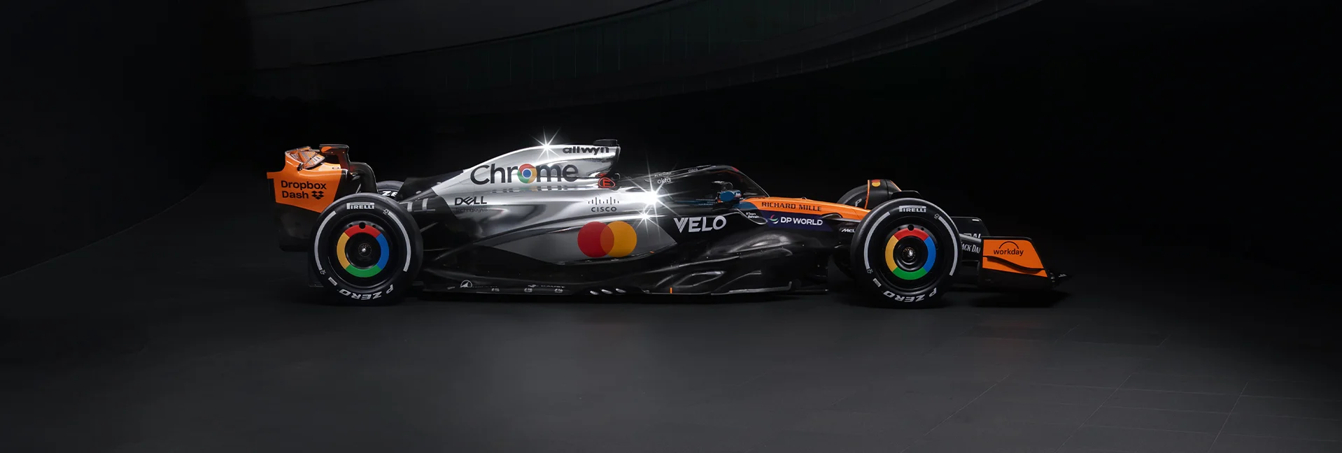 The McLaren Formula 1 Team and Google Chrome launch Legacy at Speed livery for the British Grand Prix