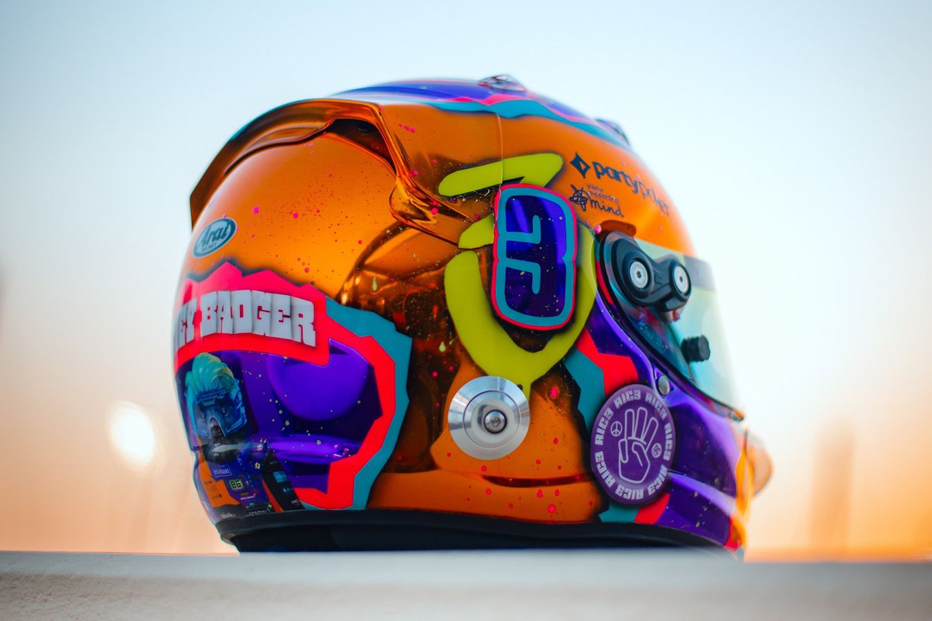 daniel ricciardo football helmet Daniel's favourite lids