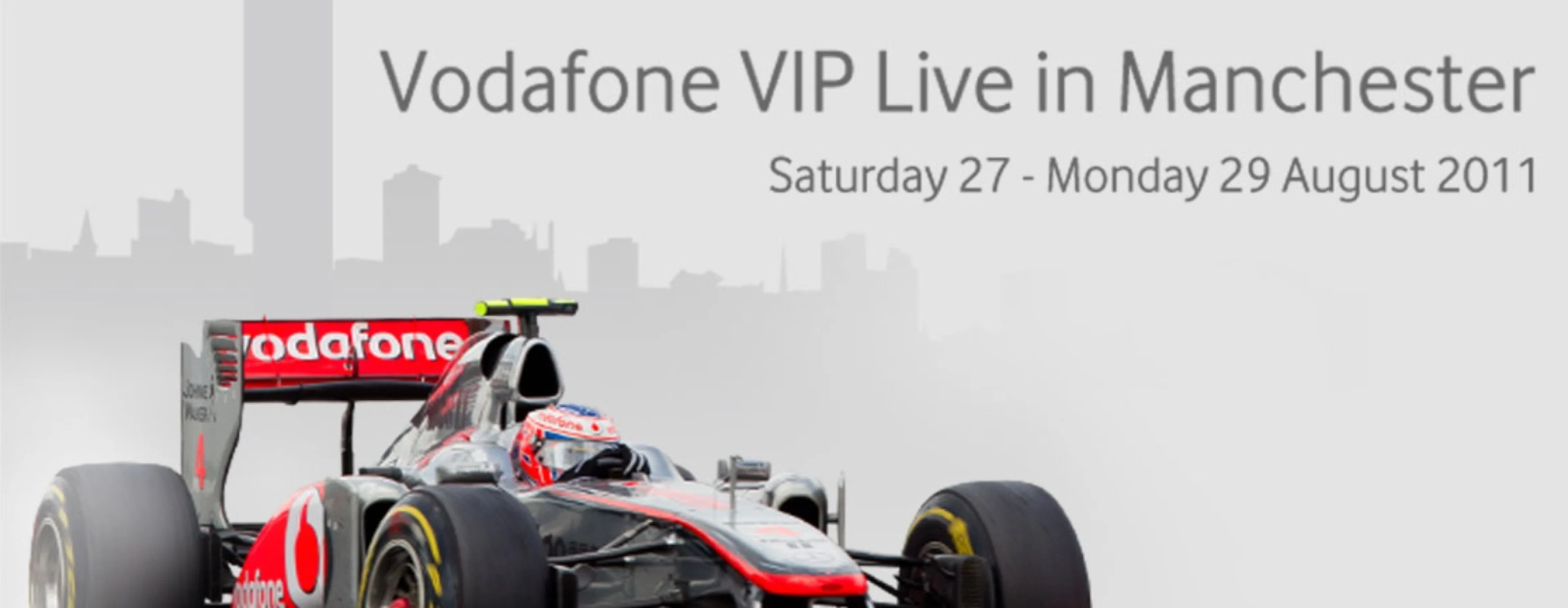 Central Manchester streets to close on Monday for Jenson in an F1 car - come & watch!