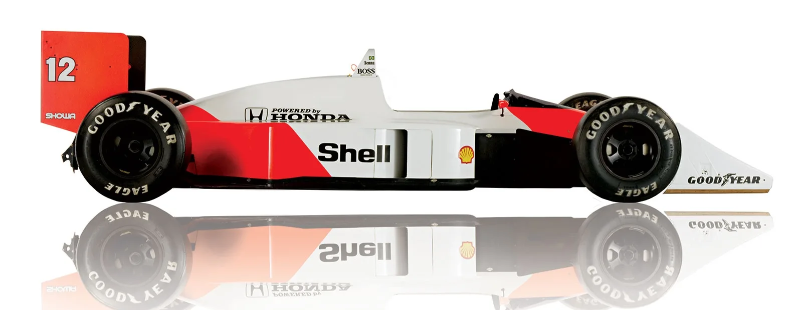 Iconic red and white livery