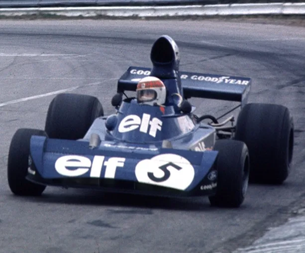 Jackie Stewart in his Ford Canada 1973