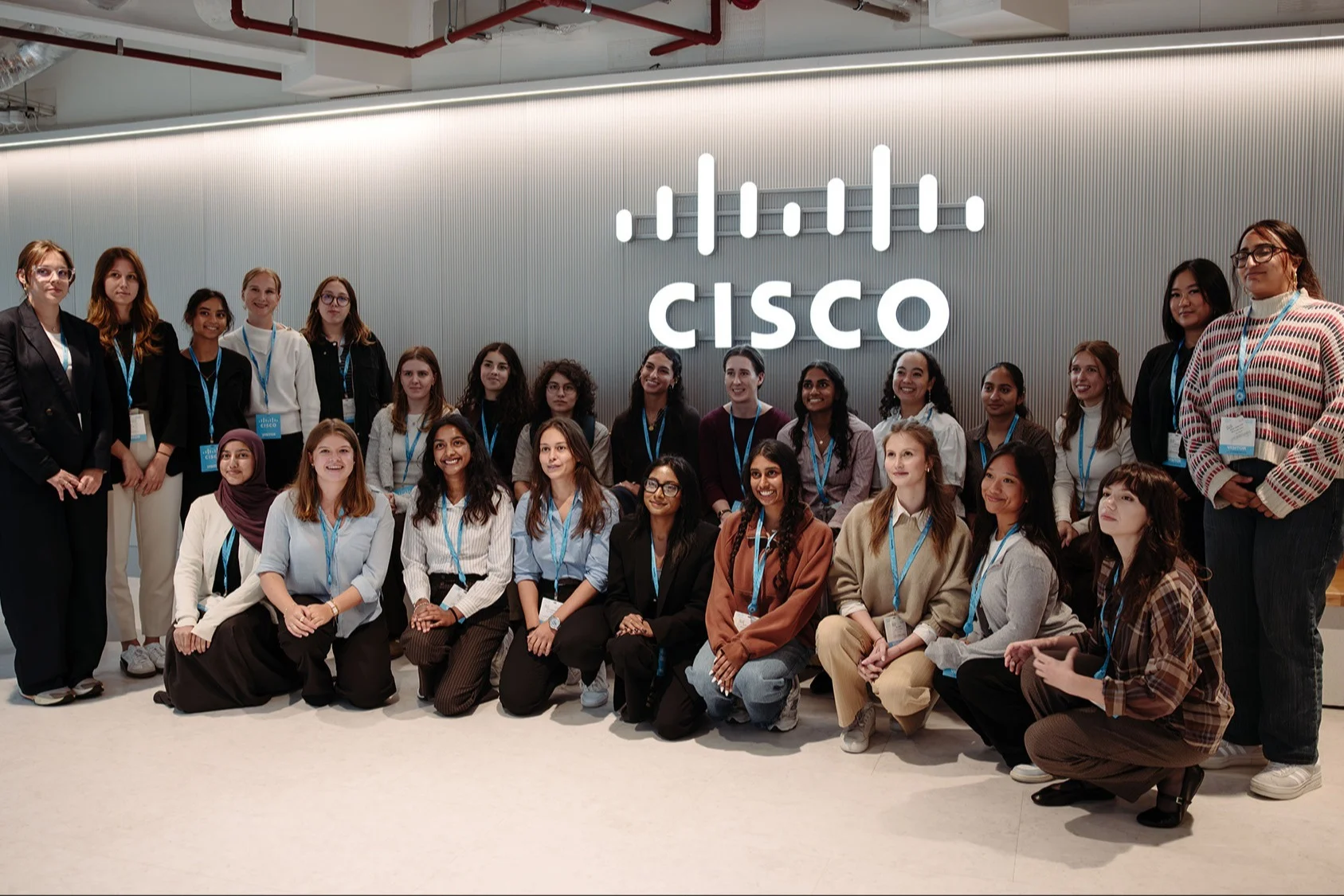 McLaren's NEXT programme participants at Cisco