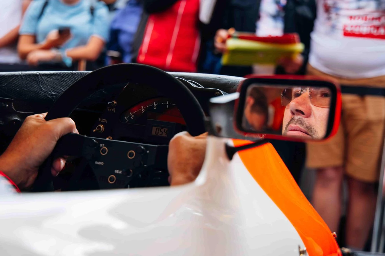 When two worlds collide Mika Häkkinen takes to the hill in Senna's MP4/5B-07 - 3