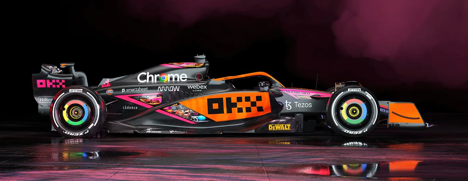 McLaren Racing and OKX unveil special "Future Mode" livery to celebrate the return to Asia