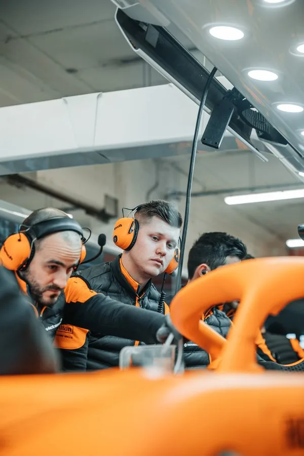 Latest-news - Mclarenracing - Article - Mcl35-filming-day-2020-app - Filming day: best shots The team take the MCL35 to Barcelona for its track debut - 2