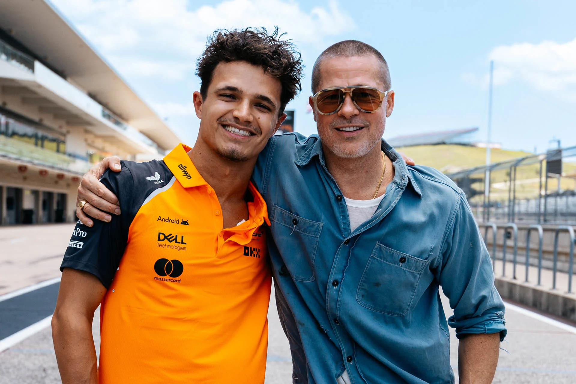 Behind the scenes of Brad Pitt’s Formula 1 test with McLaren