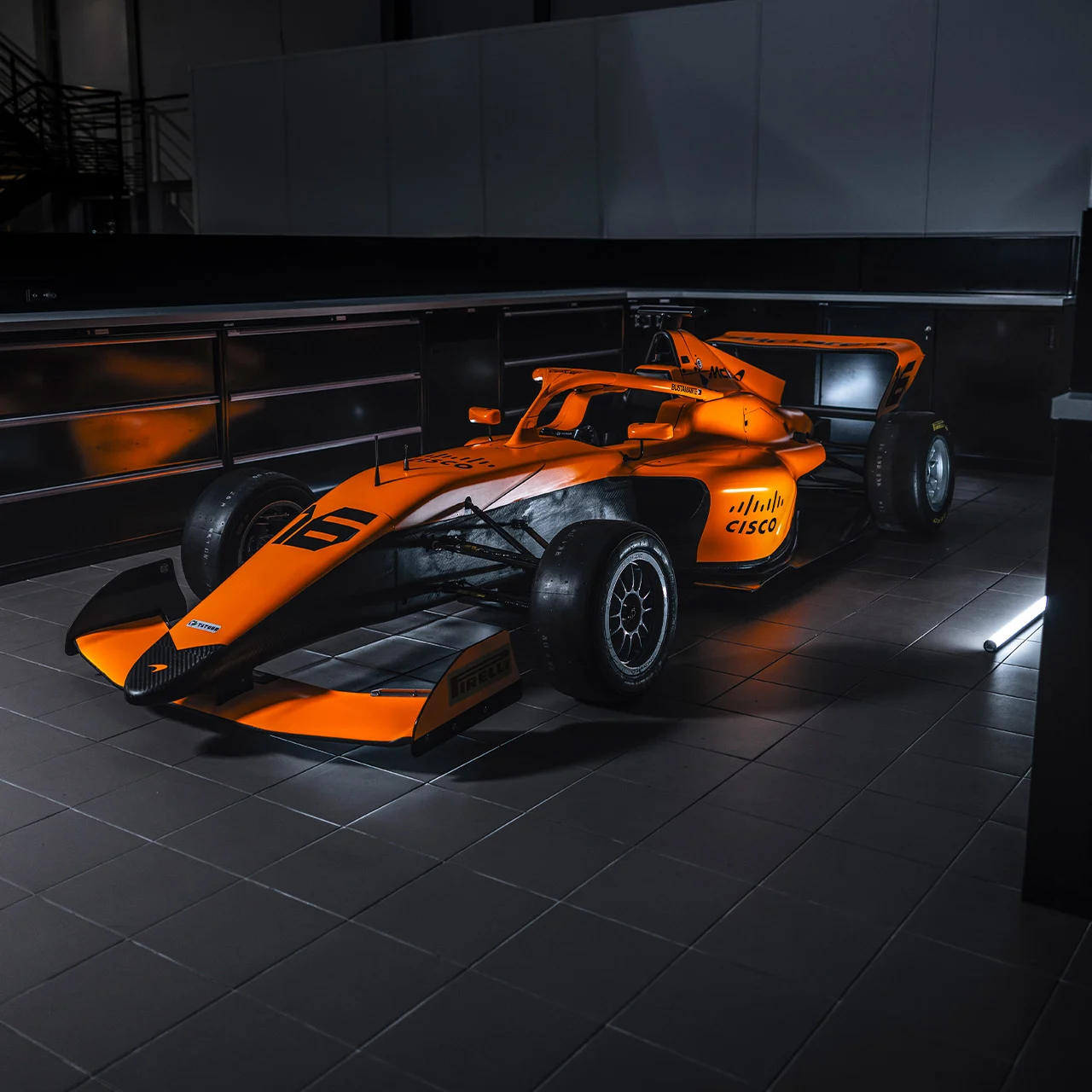 The striking new papaya and black livery will be carried by Bianca Bustamante on her 2024 F1 Academy race car with the number 16