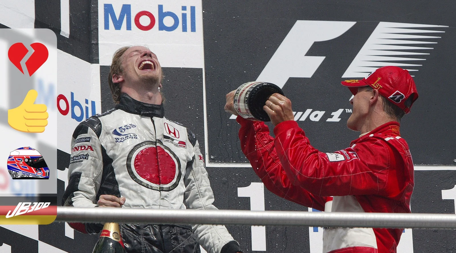 Heritage - Formula-1 - Drivers - Jenson-button - Jb300-races-1-100-4100000