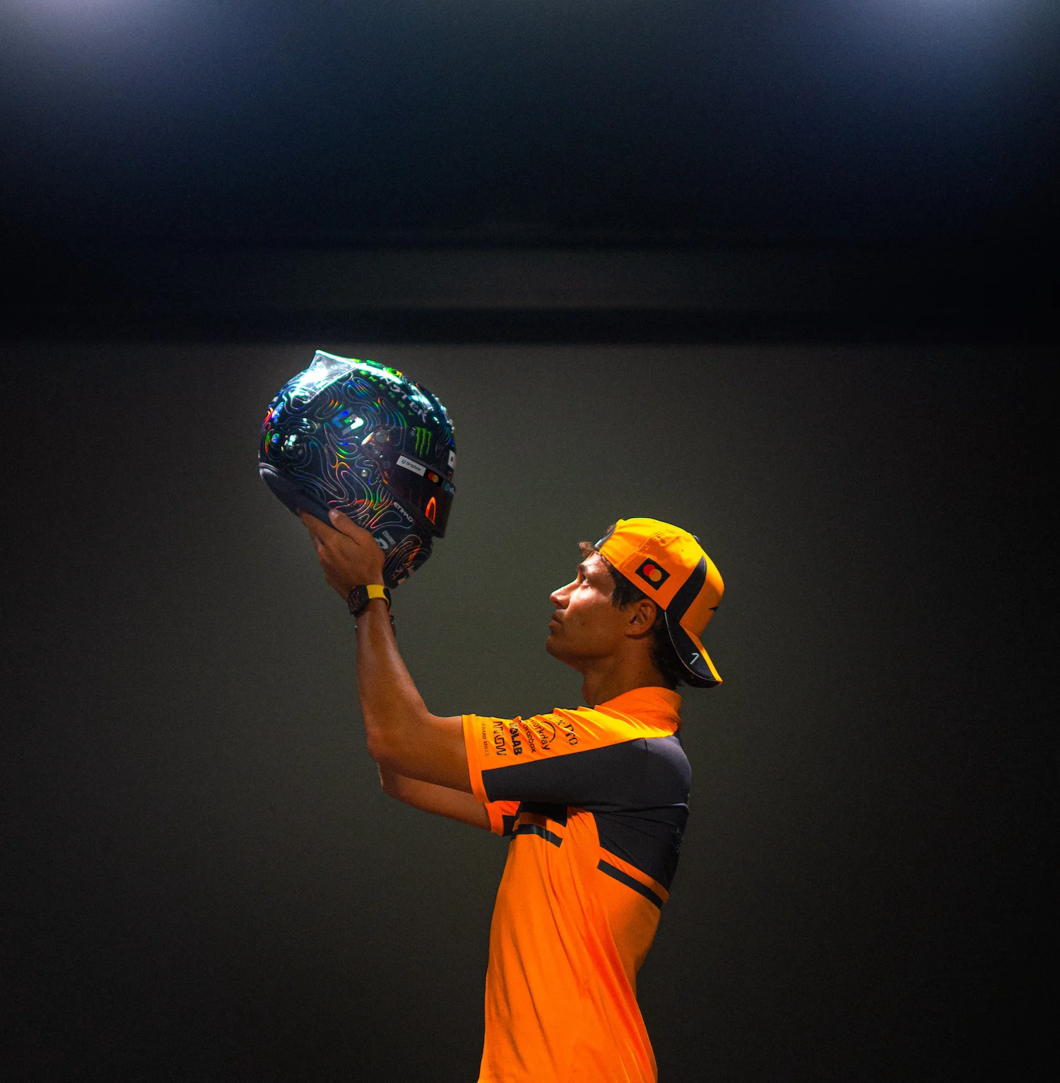 Lando’s Dutch GP lid with Alienware
