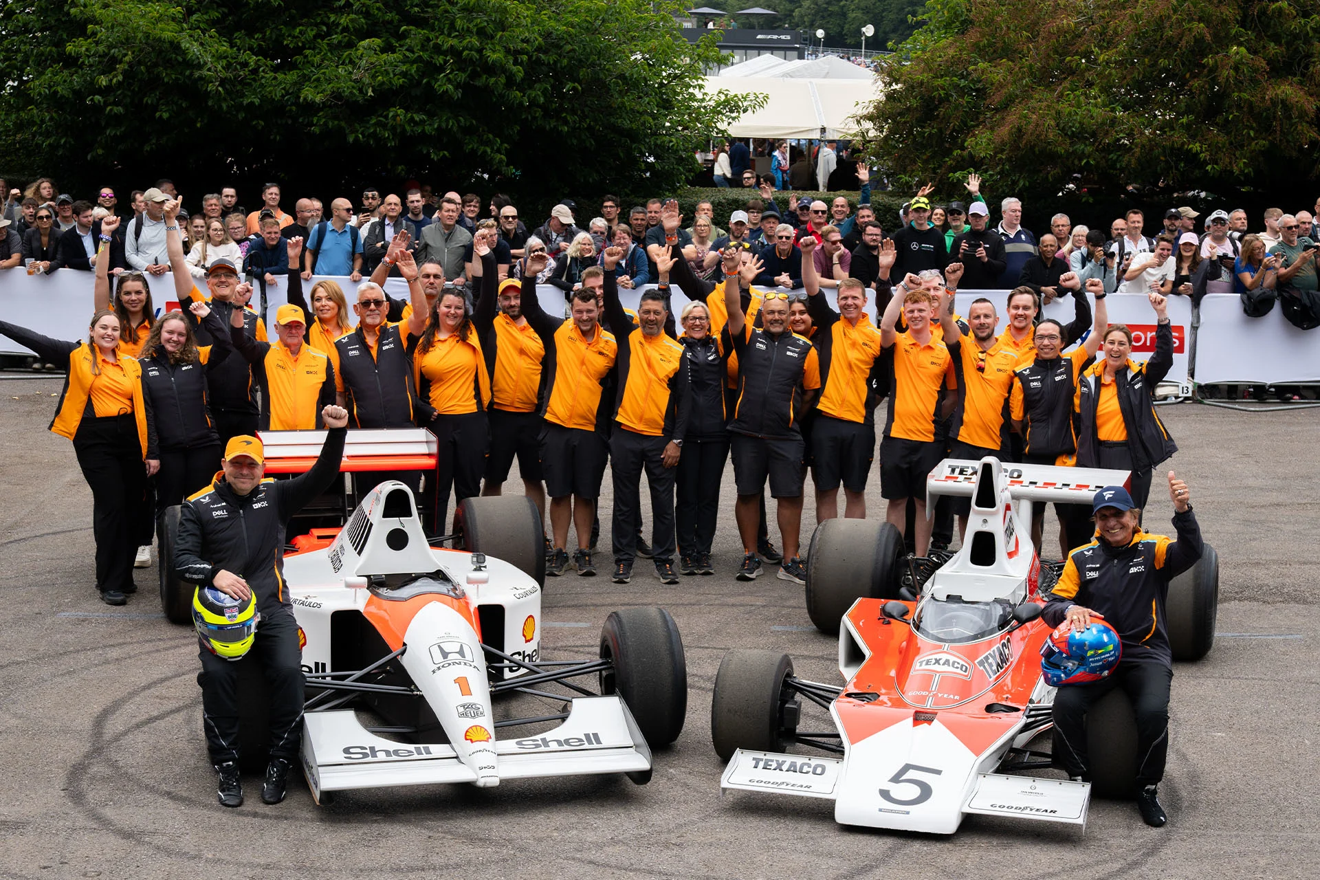 Formula-1 - 2025 - Mclaren-racing-announces-2025-goodwood-festival-of-speed-line-up - Going up the hill at Goodwood - 4