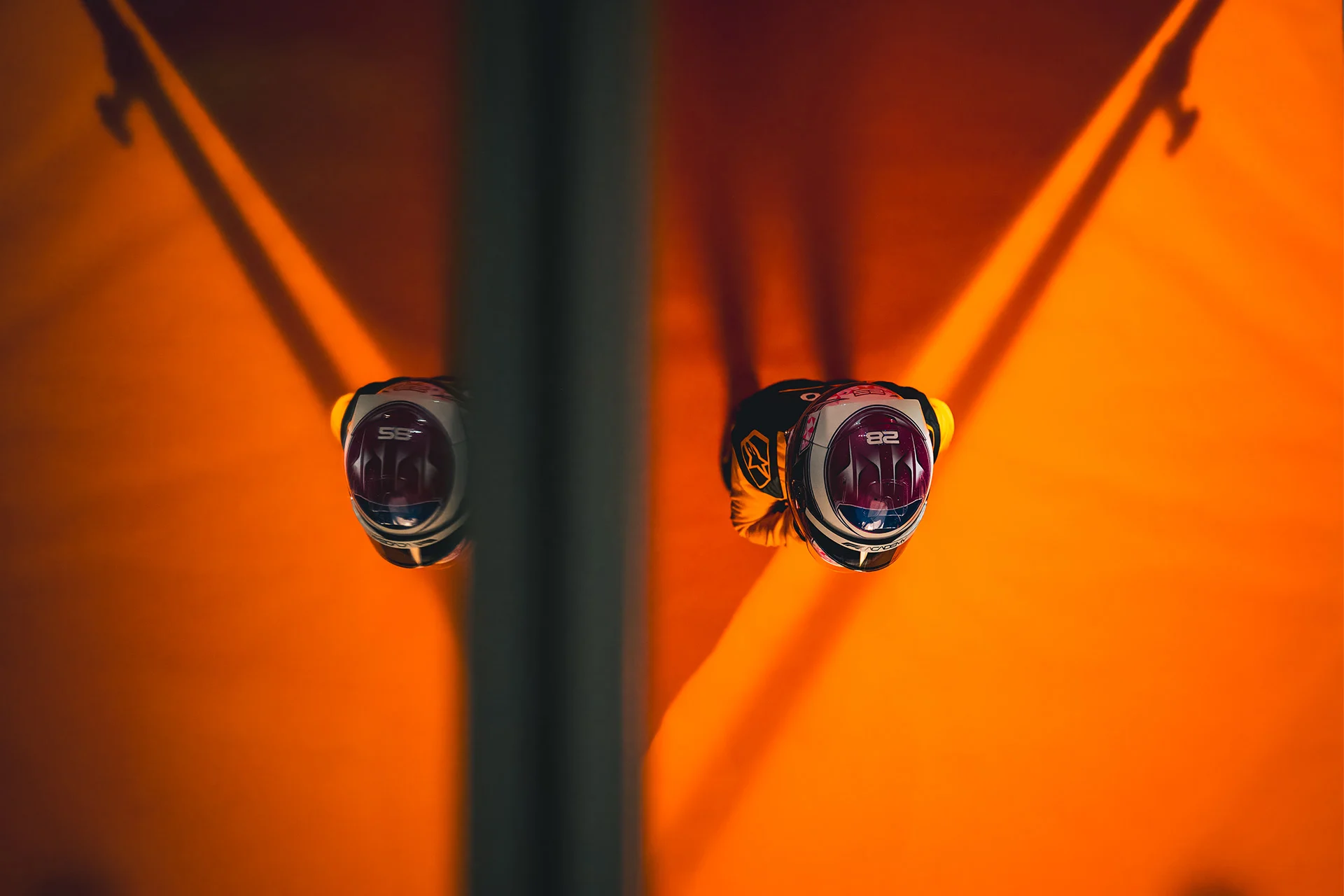 F1 Academy 2026 Ella Stevens Helmet Overhead