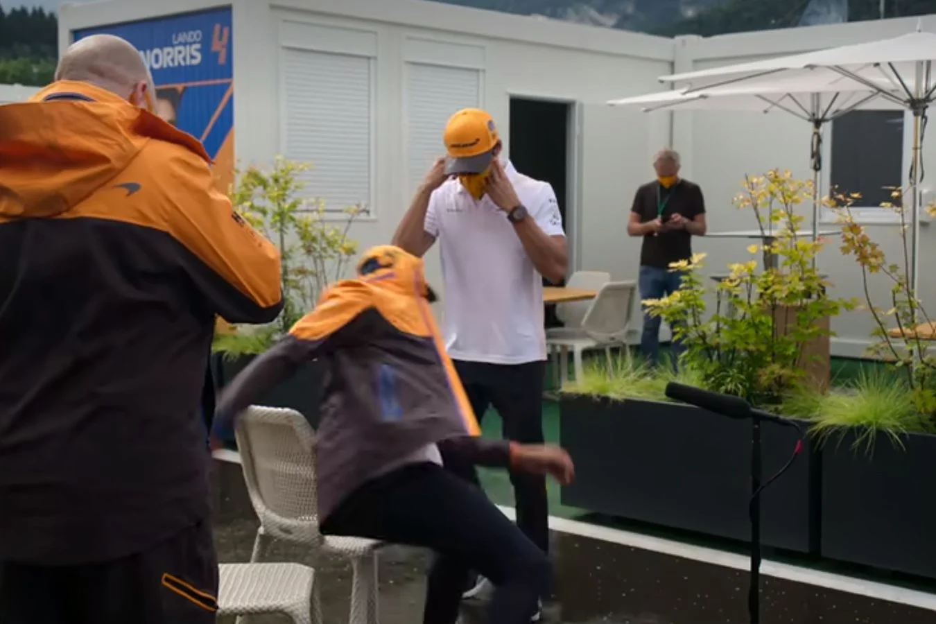   - Falling head over heels 