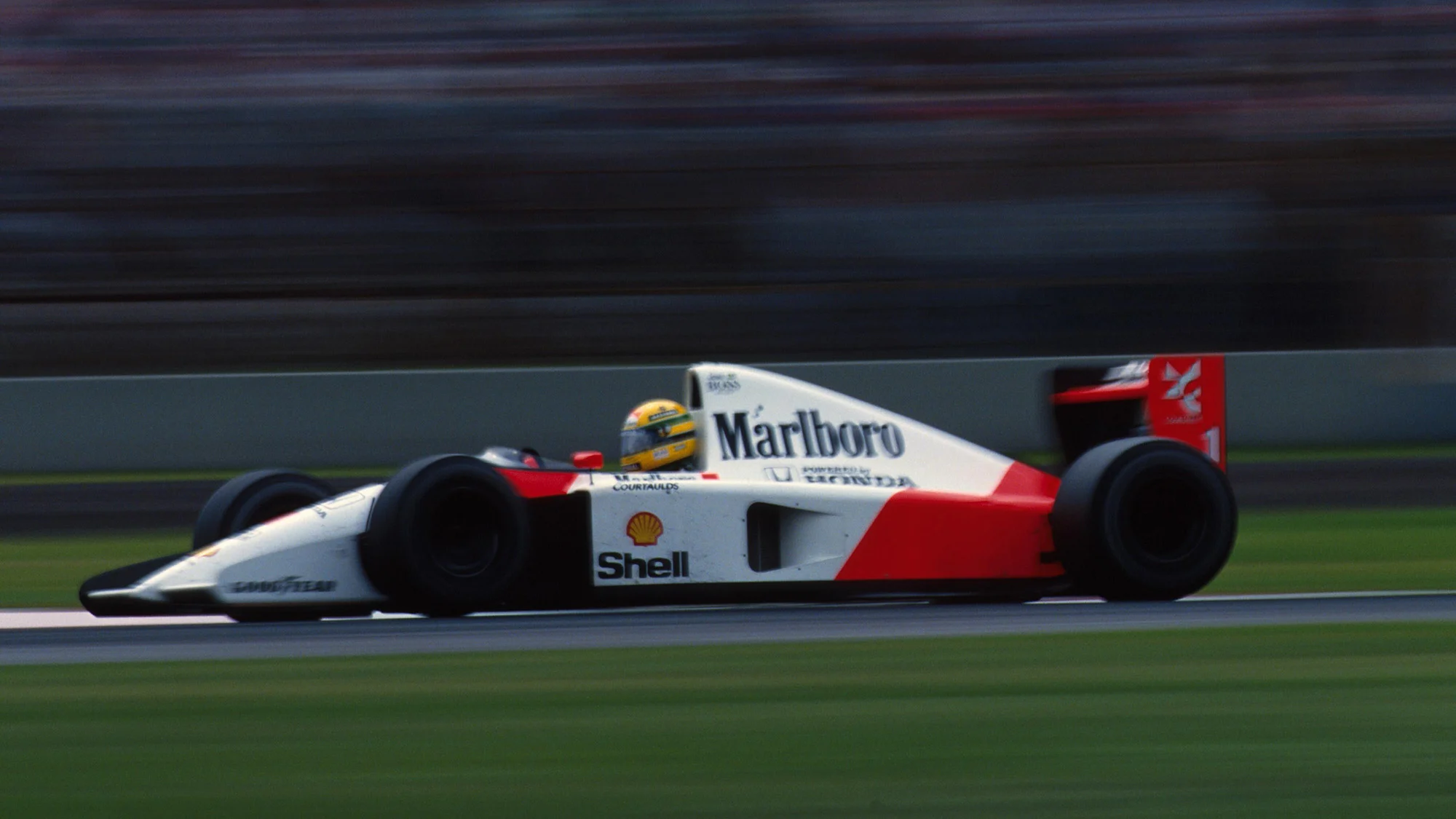 McLaren MP4/6, 3rd place. Mexican Grand Prix, Mexico City, 16 June 1991