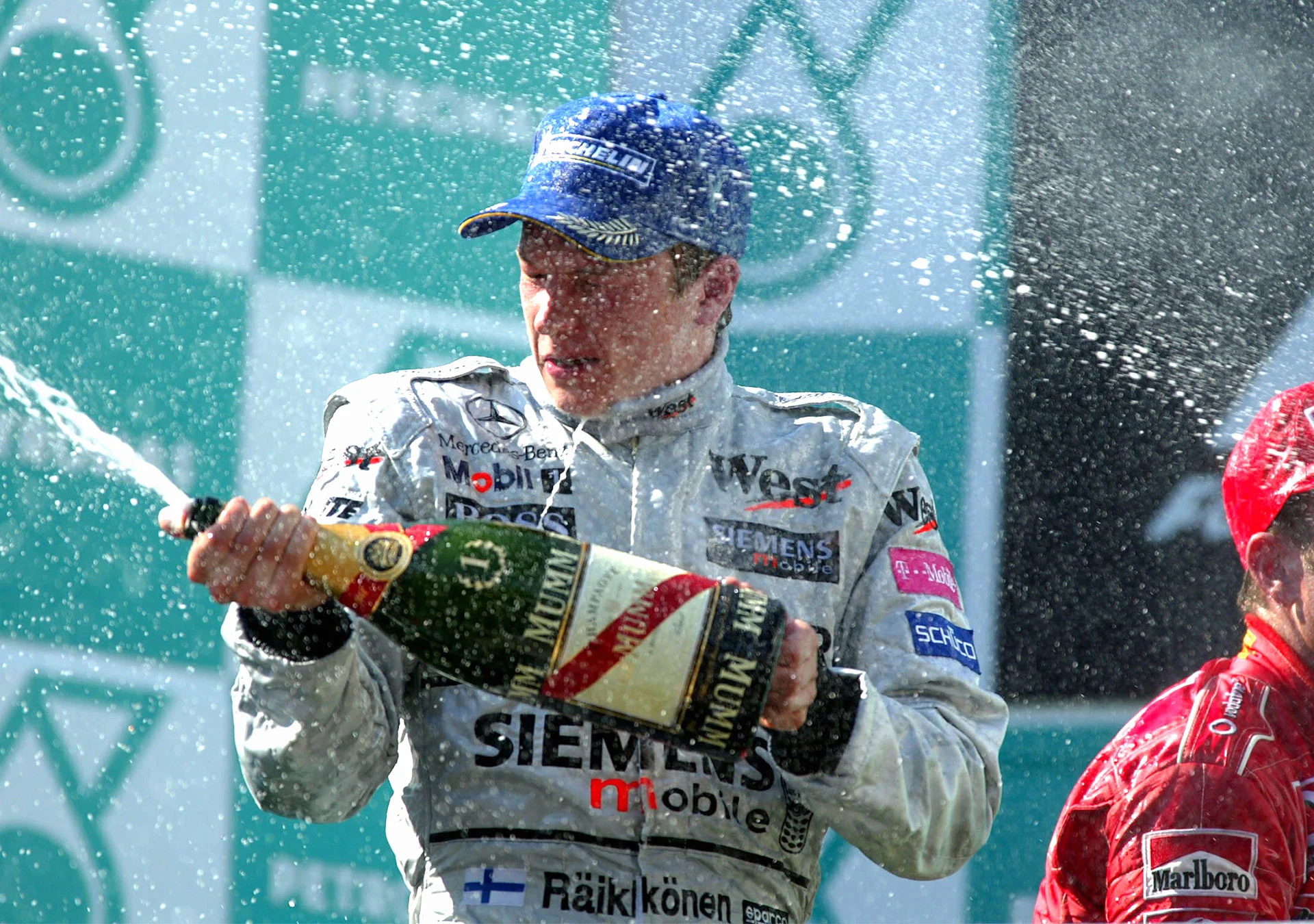 Kimi wins in Malaysia 2003