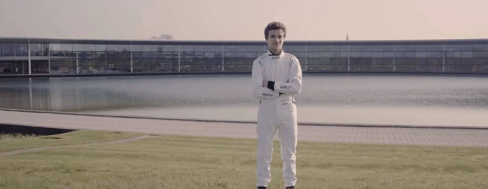 Lando on virtual racing