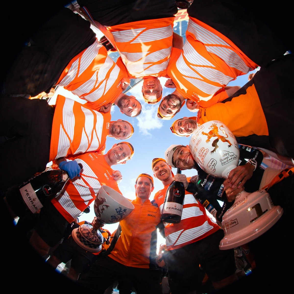 A fisheye lens, another victory, and even more rain: The best of social from Zandvoort