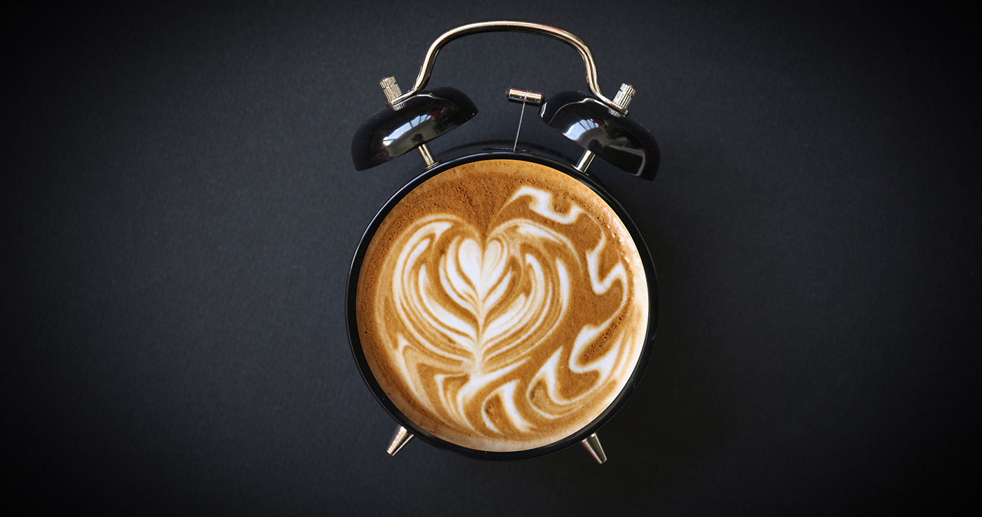 Beste tijdstip koffie groot